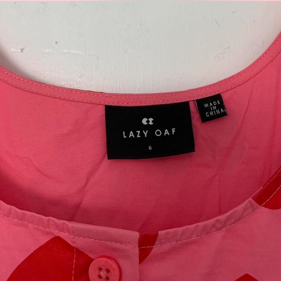 Lazy Oaf Heart Babydoll Dress. Size 6/medium - Picture 4 of 4